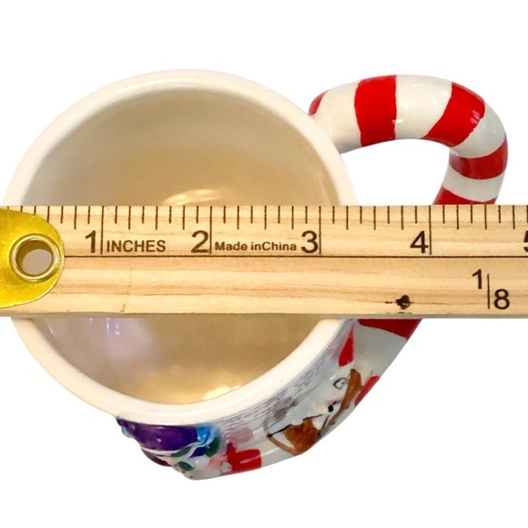 Hallmark Christmas To Me Maxine Coffee Mug Candy Cane Shoebox Snowman Cup - Picture 4 of 6